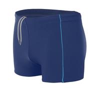 Badehose AQUARTI "Badehose Aquarti Herren Badehose Kurz mit Kontrastpaspel", Damen, Gr. 5XL, N-Gr, blau (dunkelblau, blau), Obermaterial: 80% Polyamid PA. 20% Elasthan EL., Badehosen Badehose (8400520
