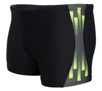 Badehose AQUARTI "Badehose Aquarti Herren Badehose Kurz Sportlich Streifen", Damen, Gr. 3XL, N-Gr, schwarz (schwarz, grün), Obermaterial: 80% Polyamid PA. 20% Elasthan EL., Badehosen Badehose (5648463