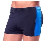 Badehose AQUARTI "Badehose Aquarti Herren Badehose mit Kordelzug Gummibund", Herren, Gr. 8XL, N-Gr, blau (schwarz, blau), Obermaterial: 80% Polyamid PA. 20% Elasthan EL., Badehosen Badehose (99877715-