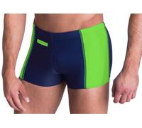 Badehose AQUARTI "Badehose Aquarti Herren Badehose mit Reißverschlusstasche", Herren, Gr. M, N-Gr, grün (dunkelblau, grün), Obermaterial: 80% Polyamid PA. 20% Elasthan EL., Badehosen Badehose (9688014
