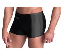 Badehose AQUARTI "Badehose Aquarti Herren Badehose mit Reißverschlusstasche", Damen, Gr. 4XL, N-Gr, schwarz (schwarz, grau), Obermaterial: 80% Polyamid PA. 20% Elasthan EL., Badehosen Badehose (379824