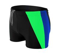 Badehose AQUARTI "Badehose Herren Badehose Kurz mit Seitlichem Streifen", Herren, Gr. M, N-Gr, blau (schwarz, kornblumenblau, grün), Obermaterial: 80% Polyamid PA. 20% Elasthan EL., Badehosen Badehose