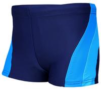 Badehose AQUARTI "Badehose Jungen Kinder Badehose Seitliche Paspel", Kinder, Gr. 158, N-Gr, blau (dunkelblau, türkis, hellblau), Obermaterial: 80% Polyamid PA. 20% Elasthan EL., Badehosen Badehose (78