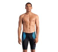 Badehose ARENA "arena Feel Herren Openings Jammer Badehose", Herren, Gr. 9 (XXXL), N-Gr, schwarz (schwarz, turquoise), Obermaterial: 80% Polyamid, 20% Elasthan, Badehosen Badehose (52606705-9) schwarz