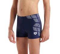 Badehose ARENA "B ARENA KIKKO SWIM SHORT", Jungen, Gr. 140 (134), N-Gr, navy, weiß, Obermaterial: 80% Polyamid, 20% Elasthan, Badehosen Badehose (10099658-140) navy, weiß