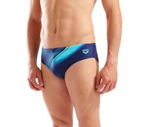 Badehose ARENA "M ARENA LIGHT SWIM BRIEFS", Herren, Gr. 9 (XXXL), N-Gr, navy, multi, Obermaterial: 80% Polyamid, 20% Elasthan, Badehosen Badehose (18321803-9) navy, multi