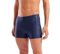 Badehose ARENA "MEN'S ARENA SCRATCHY SWIM SHORT", Herren, Gr. 6L, N-Gr, navy, sage, Obermaterial: 80% Polyamid, 20% Elasthan, Badehosen Badehose (83731747-6) navy, sage