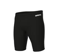 Badehose ARENA "MEN'S TEAM SWIM JAMMER SOLID", Herren, Gr. 8 (XXL), N-Gr, schwarz-weiß (schwarz, weiß), Obermaterial: 100% Polyester, Badehosen Badehose (91490901-8) schwarz, weiß