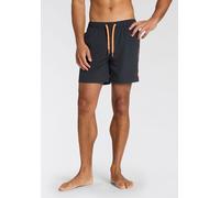 Badehose CMP, Herren, Gr. 58, N-Gr, schwarz (antracite me.), Obermaterial: 92% Polyester, 8% Elasthan, Badehosen Badehose, schnell trocknendes Material, aus Polyester und Elasthan (56544542-58) antrac