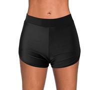 Badehose Damen High Waist - Bikinihose Damen Badeshorts Sexy Bikini Hose Tankini Shorts Sport Strand Schwimmen Stretch Schnell Trocknender Bikini Bottom Bikinislip Taillenslips