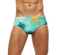 Badehose Herren Eng Kurz Schwimmhose Slip Badeslip Herren Sexy Sommer Bademode Badeshorts Bunter Short Lustig Schnelltrockend Swimming Trunks Swimming Swim Briefs Minzgrün M