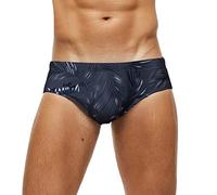 Badehose Herren Eng Kurz Slip Schwimmhose Sexy Badeslip Herren Sommer Bademode Tunnelzug Bunter Badeshorts Schnelltrockend Lustig Swimming Trunks Swimming Swim Briefs Grau 3XL