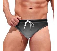 Badehose Herren Eng Kurz Slip Schwimmhose Sexy Badeslip Herren Sommer Badeshorts Badeshorts Bunter Short Lustig Schnelltrockend Swimming Trunks Swimming Swim Briefs Dunkelgrau XL