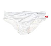 Badehose Herren Kurz Badeslip Eng Sexy Badehosen Männer Slip Jungen Schwimmhose Bunter Badeshorts Short Tunnelzug Swimming Schnelltrockend Trunks Men's Shading Swim Briefs Weiß L