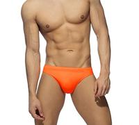 Badehose Herren Kurz Badeslip Eng Sexy Badehosen Männer Slip Jungen Schwimmhose Bunter Badeshorts Short Tunnelzug Swimming Schnelltrockend Trunks Sommer Strand Pool Orange XXL