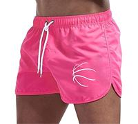 Badehose Herren Kurz Hosen Swimming Shorts Men Neon Boxer Badeshorts Schwimmhose Schnelltrocknend Boardshorts Strandhose Sommerhose Herren Leicht Running Sportshorts sommer