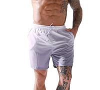 Badehose Herren，Verlaufsfarben Elastische Taille Tunnelzug Kurze Hosen Mit Taschen Atmungsaktiv Schwimmhose Basic Bermuda Shorts Sports Shorts Swimming Shorts Badehose Kurz