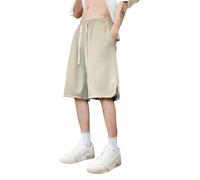 Badehose Herren XL Hose Weiße Innenhose Basketballhosen Radlershorts Gestreifte Sommerhose L Grau Essentials Bundfaltenhose Dehnbund Witzige Profi Suit Weit Trocknen Joggingshorts Trainingsbadehose