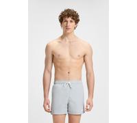 Badehose HUGO UNDERWEAR "Haiti", Herren, Gr. M (50), N-Gr, light, pastel grau 050, Microfaser, Obermaterial: 100% Polyacryl, Badehosen Badehose (17774908-M) light, pastel grau 050