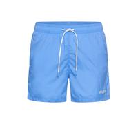 Badehose HUGO UNDERWEAR "Haiti", Herren, Gr. S, N-Gr, blau (light, pastel blau 450), Microfaser, Obermaterial: 100% Polyamid, Badehosen Badehose, mit Markenschriftzug auf der Kordel (30303117-S)