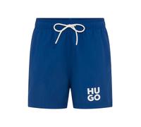 Badehose HUGO UNDERWEAR "Paolo", Herren, Gr. XXL (56), N-Gr, blau (open blau 498), Web, Obermaterial: 100% Polyacryl, Badehosen Badehose, mit Stack-Logo, Tunnelzug (28228425-XXL) open blau 498