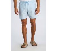 Badehose LINDBERGH "Bademode Loose Fit", Herren, Gr. M, Normalgrößen, lt blau, Obermaterial: 55% Polyester, 29% Elastomultiester, 16% Baumwolle, gestreift, Badehosen Badehose (30551730-M) lt blau