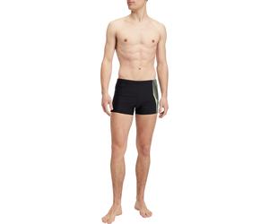 Badehose MCKINLEY "HE.-BADEHOSE NORM TRUNKS M", Herren, Gr. 5, N-Gr, schwarz (schwarz, grün lime), Web, Polyamid, unifarben, Badehosen Badehose, unifarbenes Design, aus Polyamid und Elasthan, elastisc