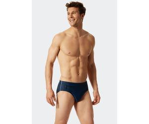 Badehose mit Reißverschluss-Tasche Wirkware recycelt feiner Streifen admiral - Nautical Casual 8
