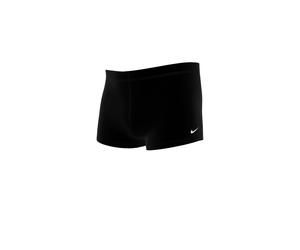Badehose NIKE "SQUARE LEG SMU für Kinder", Jungen, Gr. XL (164/170), N-Gr, schwarz, Jersey, Obermaterial: 82% Nylon, 18% Elasthan, Badehosen Badehose, mit innenliegendem Kordelzug, mit vorderem Innenf