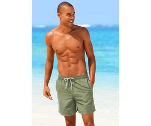 Badehose O'NEILL "O'NEILL VERT 16'' SWIMSHORTS", Herren, Gr. S, N-Gr, grün (avery fern), Obermaterial: 100% Polyamid, Badehosen Badehose, mit seitlichen Eingrifftaschen und Gesäßtasche, schnelltrockne
