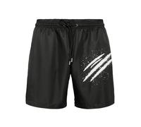 Badehose PLEIN SPORT "Badehose", Herren, Gr. 3XL, US-Größen, 0201, schwarz, weiß, Obermaterial: 100% Polyester, Badehosen (64196412-XXXL) 0201, schwarz, weiß