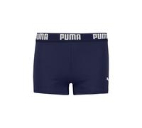 Badehose PUMA "PUMA SWIM BOYS LOGO TRUNKS", Kinder, Gr. 164, N-Gr, navy, Obermaterial: 80% Polyamid, 20% Elasthan, Badehosen Badehose, mit elastischem Bund, für Boys, Logoschriftzug (78008065-164) nav