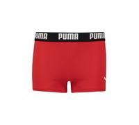 Badehose PUMA "PUMA SWIM BOYS LOGO TRUNKS", Kinder, Gr. 164, N-Gr, rot, Obermaterial: 80% Polyamid, 20% Elasthan, Badehosen Badehose, mit elastischem Bund, für Boys, Logoschriftzug (82059857-164) rot