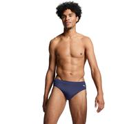 Badehose PUMA "PUMA SWIM MEN CLASSIC SWIM BRIEF", Herren, Gr. XS, N-Gr, blau (navy), Web, Elasthan, Polyester, unifarben, Badehosen Badehose, mit seitlichem Logoprint (20583340-XS) navy