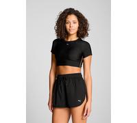 Badehose PUMA "PUMA SWIM WOMEN WOVEN SHORTS", Damen, Gr. L, N-Gr, schwarz, Obermaterial: 100% Polyester, Badehosen Badehose (95136162-L) schwarz