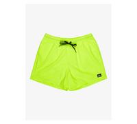 Boardshorts QUIKSILVER "Everyday Solid Volley 15", Herren, Gr. S, gelb (safety gelb), Obermaterial: 100% Polyester;, Hosen (72497320-S) safety gelb