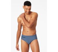 Badehose Reißverschlusstasche blau gestreift - Aqua 4
