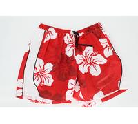 Badehose Rot mit Blumen Rot 3XL/29K