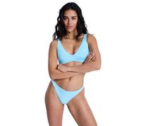 Badehose ROXY "Roxy Palm Dreams Cheeky", Damen, Gr. S, US-Größen, blau (tanager turquoise), Obermaterial: 92% Polyester, 8% Elasthan., Badehosen Badehose (79882610-S) tanager turquoise