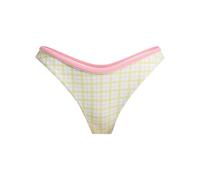 Badehose ROXY "The Swell High Leg Tanga", Damen, Gr. XL, bunt (cloud dancer swell plaid), Obermaterial: 85% Polyester, 15% Elasthan., Badehosen Badehose (39010157-XL) cloud dancer swell plaid