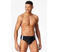 Schiesser Herren Badehose Jersey enganliegend mit Bein und Schlüsseltasche Schwarz - Aqua 9