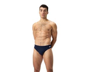 Badehose SPEEDO "Badehose Brick", Herren, Gr. 3 (XS), N-Gr, blau (navy), Microfaser, Polyester, unifarben, Badehosen Badehose, mit Tunnelzugbund, schnelltrocknend, aus Polyester (40790767-3) navy