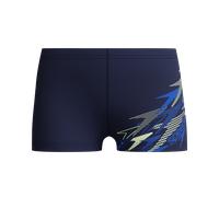 Badehose SPEEDO "Medley Logo Aquashort" Gr. 164, nvy, blu, Badehosen, 164 (158), N-Gr, Obermaterial: 80% Nylon, 20% Elasthan, Badehose, für Kinder und Jugendliche, mit Frontfutter, mit internem Kordel