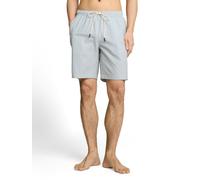 Badehose TOM TAILOR, Herren, Gr. L, N-Gr, blau beige, Web, Obermaterial: 100% Polyester. Futter: 100% Polyester, gestreift, Badehosen Badehose, im Streifen-Design und mit Eingrifftaschen (87103610-L)