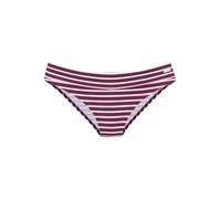 Badehose VENICE BEACH "Tadu", Damen, Gr. 40, N-Gr, rot (bordeaux, weiß), Obermaterial: 84% Polyamid, 16% Elasthan. Futter: 92% Polyester, 8% Elasthan, Badehosen Badehose (61289015-40) bordeaux, weiß