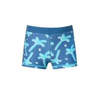 Badehose Wirkware recycelt LSF40+ Palmen air - Aqua 116