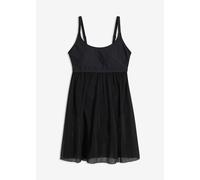 Badekleid BONPRIX, Damen, Gr. 54, N-Gr, schwarz, Obermaterial: 80% Polyamid, 20% Elasthan. Futter: 100% Polyester. Netzfutter: 90% Polyamid, 10% Elasthan, Badeanzüge Badekleid, bequeme Passform, mit M