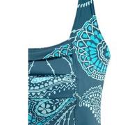 Badekleid petrol-bedruckt 54C