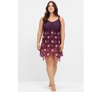Badekleid SHEEGO BY JOE BROWNS, Damen, Gr. 44, Cup C, lila (beere, gemustert), Elasthan, Badeanzüge (75107824-44) beere, gemustert