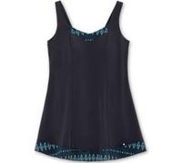 Tankini-Top SHEEGO, Damen, Gr. 54, Cup B, blau (tiefblau, bedruckt), Elasthan, Polyamid, Bikini-Oberteile (42840617-54) tiefblau, bedruckt